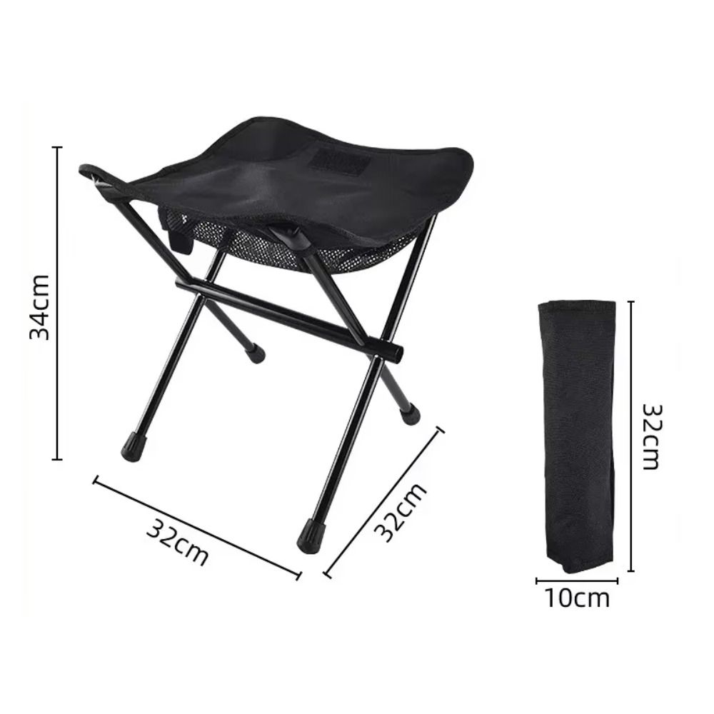 Moisture Proof Travel Beach Chairs Load Bearing Folding Fishing Chair  Outdoor Concerts