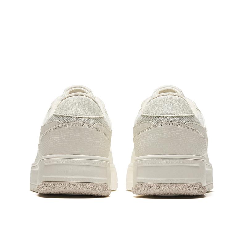Anta Lightness White Sneakers Abrasion Resistant Lightweight Height Increasing Low Top Skateboard Shoes Men's Sneakers