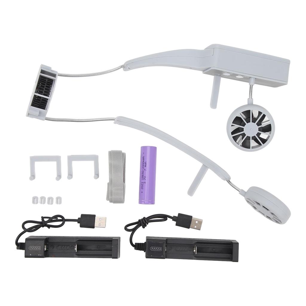 Hard Hat Fan Portable External Safty Helmet Fan for Common Safety Helmet with Side Holes