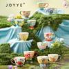 JOYYE Prosperous Floral Hand-Painted Ceramic Mug