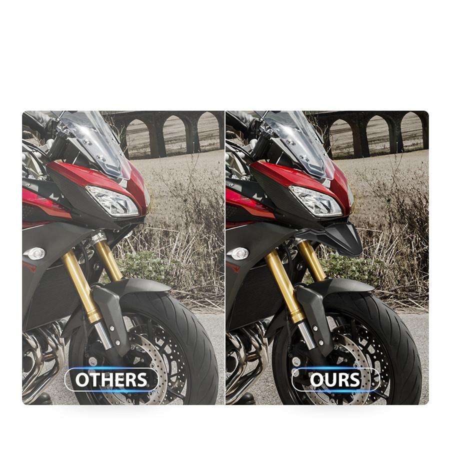 Black Front Fender Beak Extension Wheel Cover Cowl For Yamaha MT-09 Tracer FJ-09