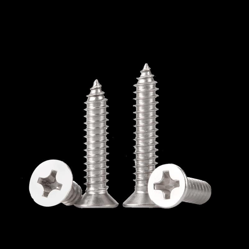 304 Stainless Steel Phillips Flat Head Self-Tapping Screws