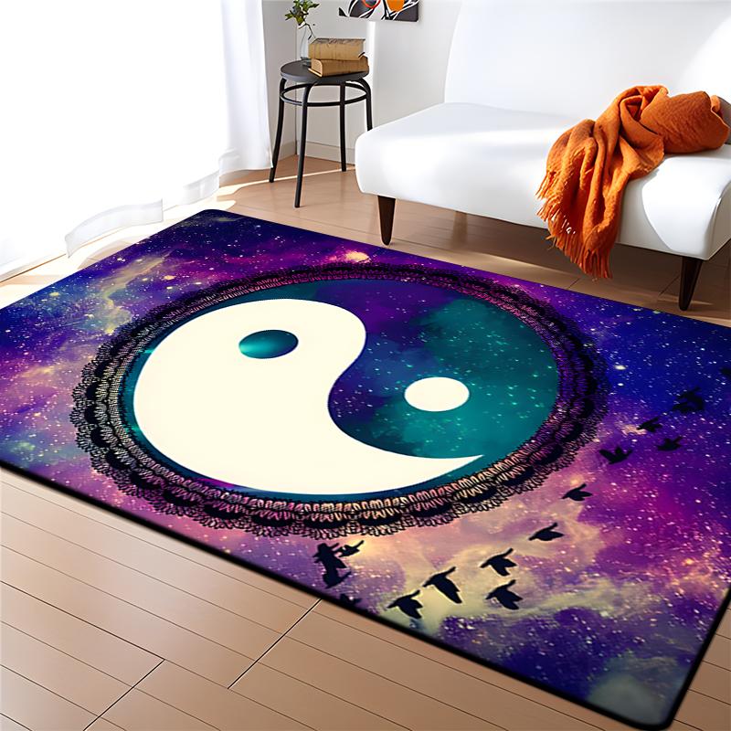 Moderní čínské Tai Chi Bagua Yin Yang Koberec do obývacího pokoje Koberec pro děti Play Home Deco Floor Mats E-sports Židle Koberce