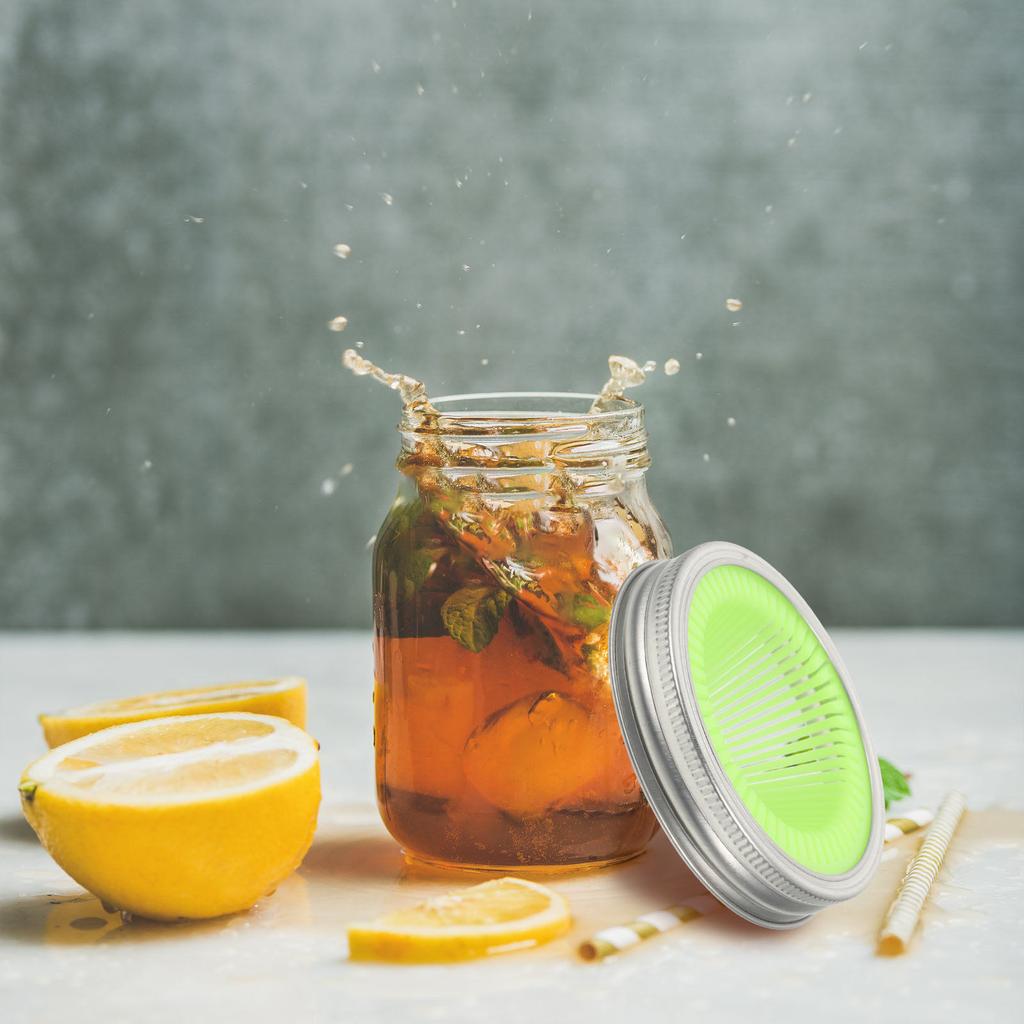 2Pcs Mason Jar Lids Sprouting Caps Heavy Duty Wide Mouth Jar Screen Lid for Home Sprout Maker Bean Sprouting Covers Dishwasher