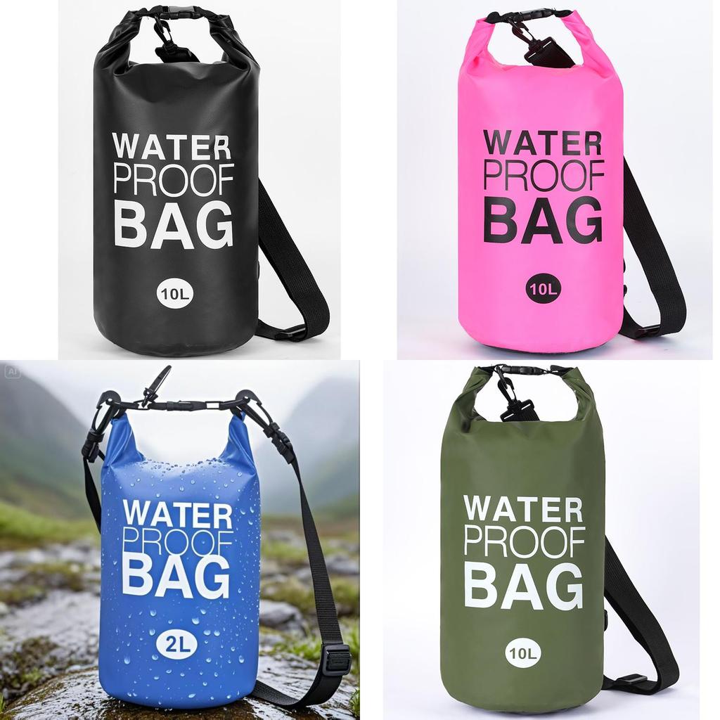 Outdoor Waterproof Bag With Pvc Material For Camping Hiking Rafting And Travel