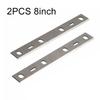 2 PCS/Set 8" Planer Blades Knives 210x22x1.8mm Reversible Wood Planer Cutting Tools for PT85 PT8500 HT850