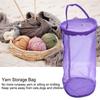 2pcs Zipper Closure Yarn Storage Bag Lightweight Knitting Organizer Tote  For Crocheting