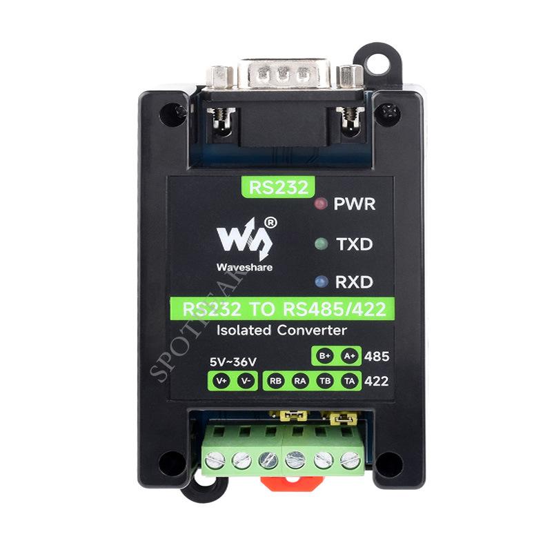 Industrial RS232 To RS485/422 Serial Converter with Active Digital Isolation