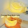 Crescent Moon Night Light – Atmospheric Bedroom Lamp & Festival Gift