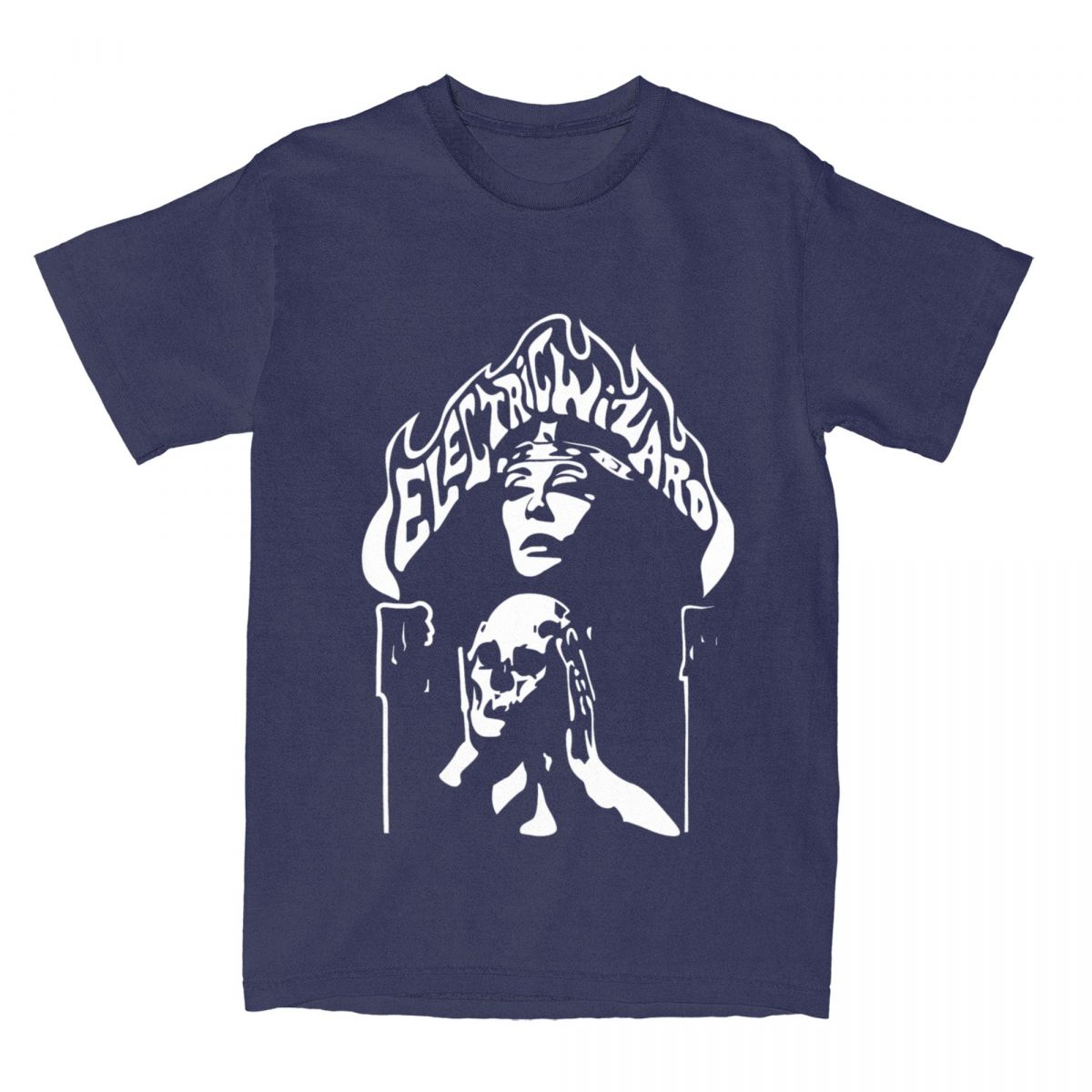 

Electric Wizard T Shirts Merch Unisex Women Cotton Crazy Tees Short Sleeve Tops Unique 4XL