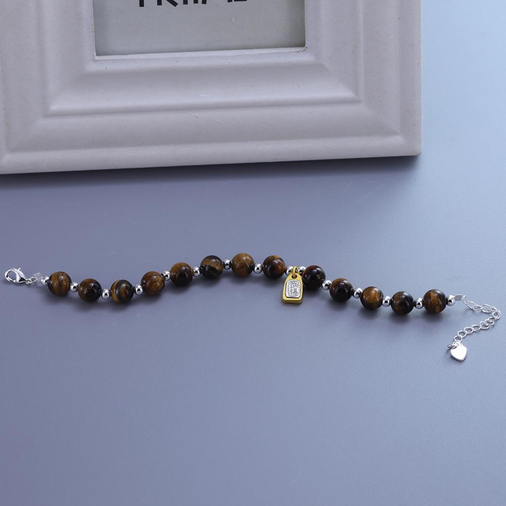 8mm Natural Stone Bracelet Multicolor Quartzs Amethysts Hematite Tiger Eye Beads Bracelets for Women Jewelry