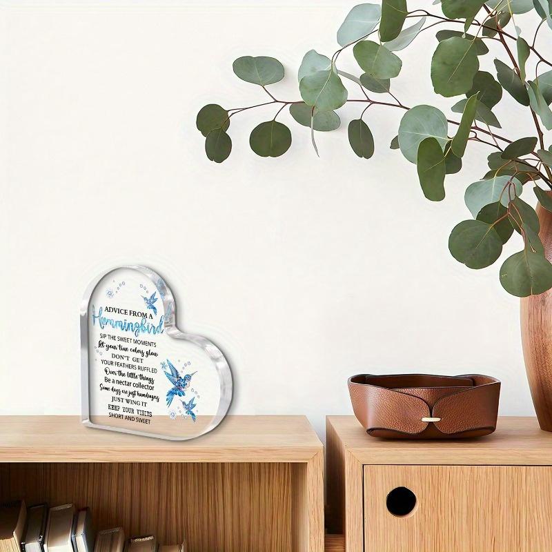 Hummingbird Heart Gift - Creative Birthday & Thanksgiving Keepsake for Loved Ones