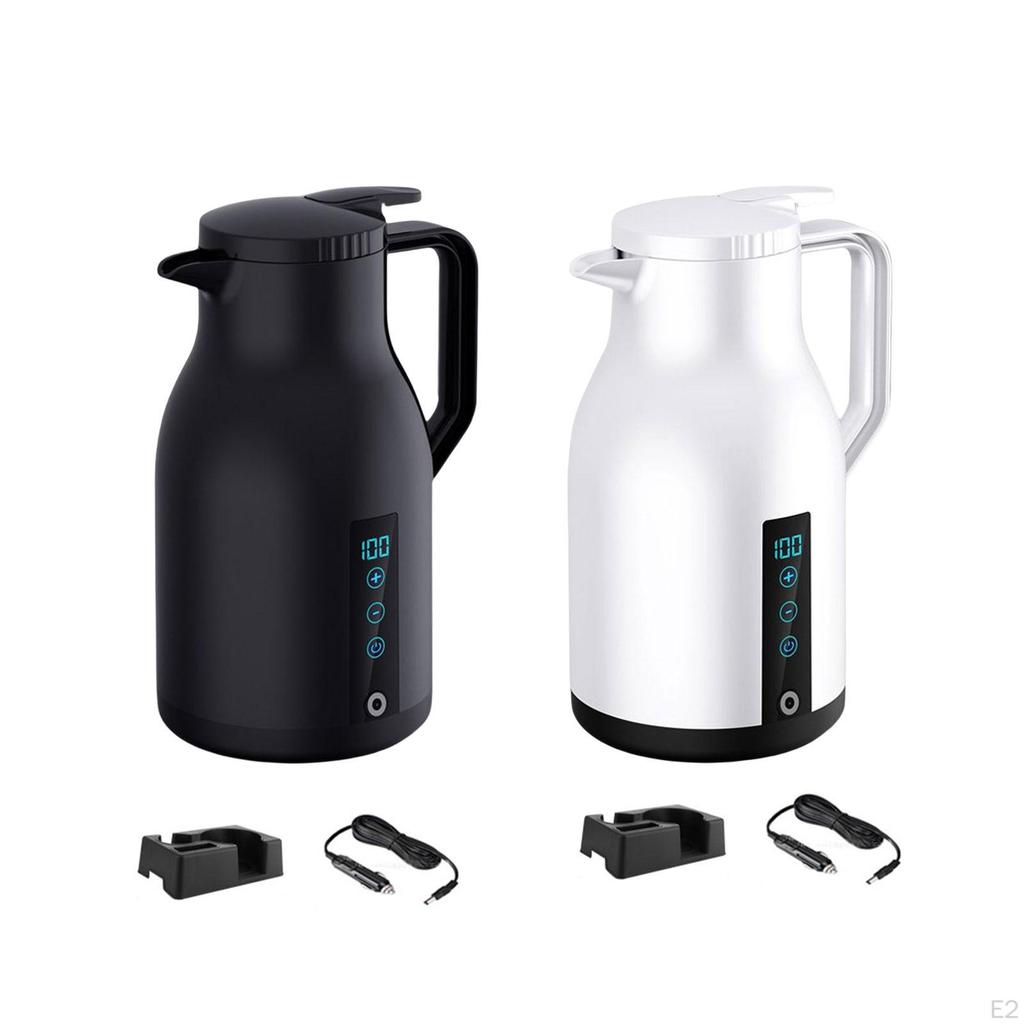 1000ml Base Heater Bottle Pot Water 12V 24V Drinking Cup Kettle Car Camping Drink