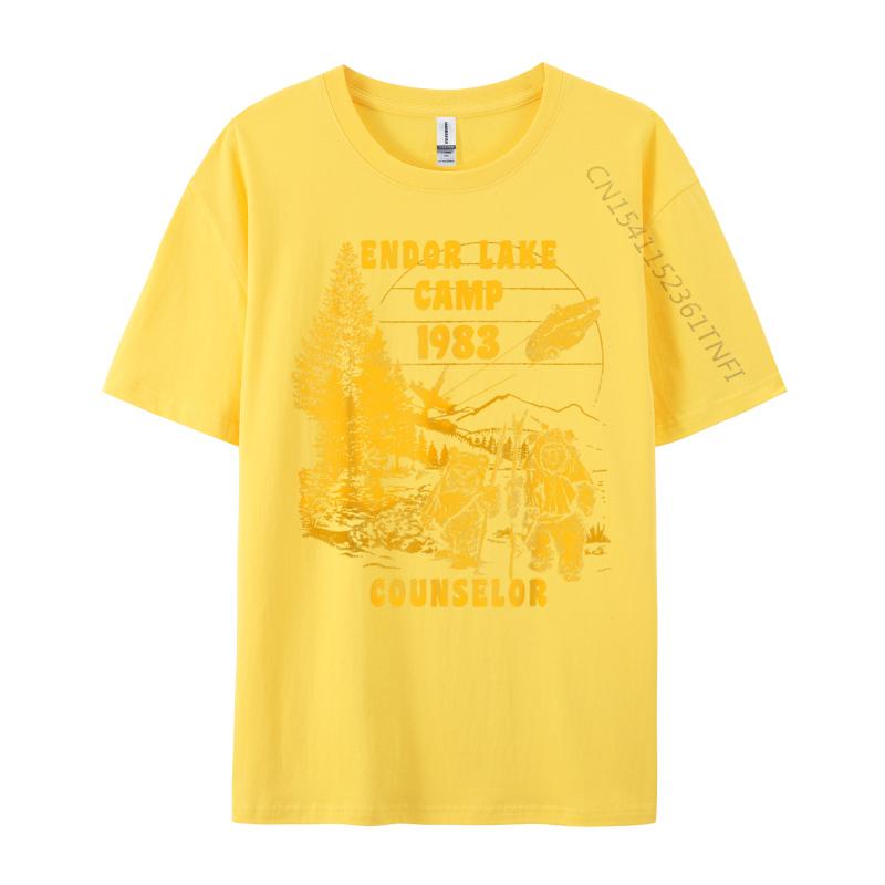 Ewok Endor Lake '83 Camp Counselor 2024 Popular Men T Shirt Casual Design Tshirts Combed Cotton Printed Tops & Tees Wholesale