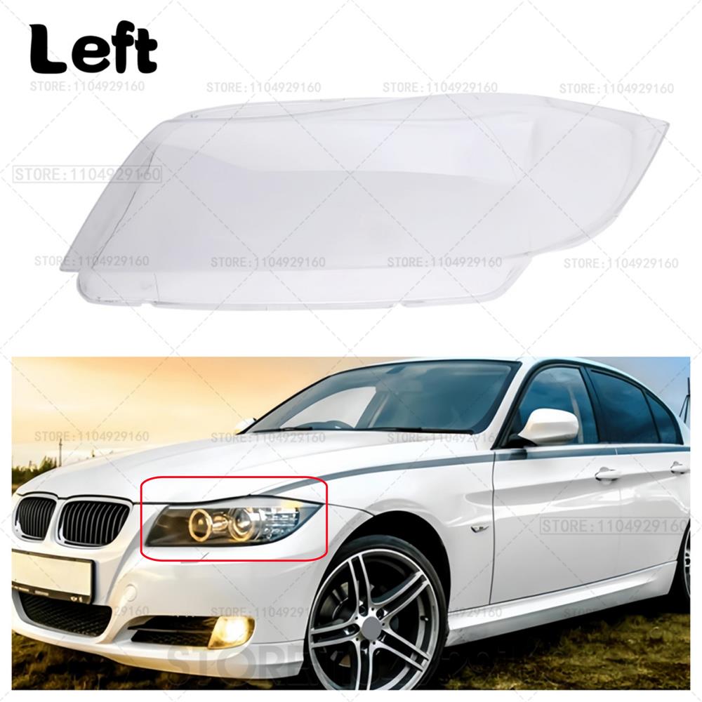 

Headlight Cover For BMW 3-series E90 E91 2006-2012 Facelift Car Headlamp Shade Xenon Headlight Clear Lens Shell Cover E90-Left