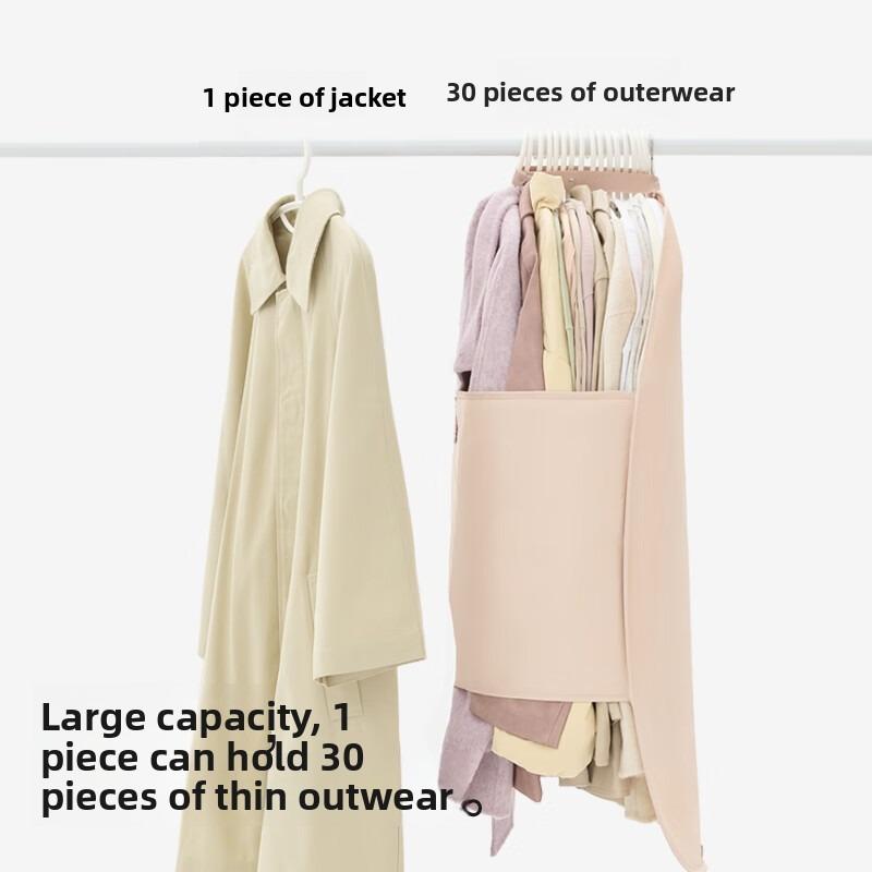 Aufbewahrungsbrett, Druckbrett, Kleidersack, Staubschutzhülle, Kleiderschrank-Aufbewahrungswunder, Aufbewahrungstasche für Daunenjacken, Mantel