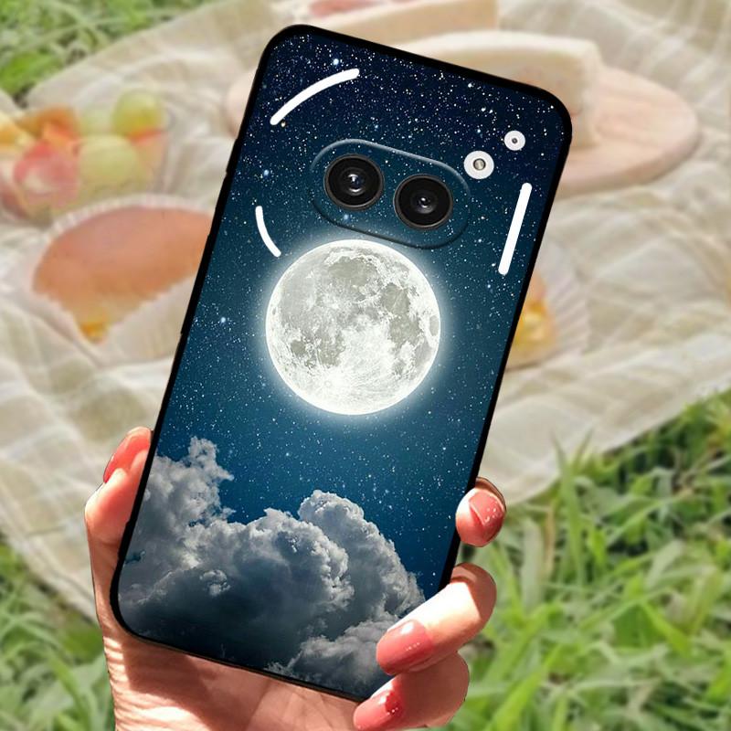 For Nothing Phone 2A Case Cover Silicone Soft Fashion Black Bumper Funda Coque for Nothing Phone 2A Full Protective A142 Capa