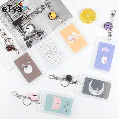 Bank Credit Card Holder Card Cover Women Men Card Bags Cute Cartoon Animals Card Case Key Chain Key Ring Card Holder Kids Gift