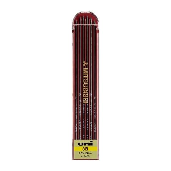 Mitsubishi Pencil Uni Holder Lead Refill, 2.0mm, 3B