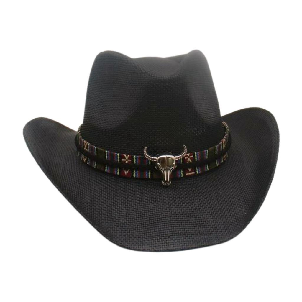 Spring And Summer Men'S And Women'S Western Cowboy Hats, Ethnic Style Cowboy Hats, High-End Street Photography Hats