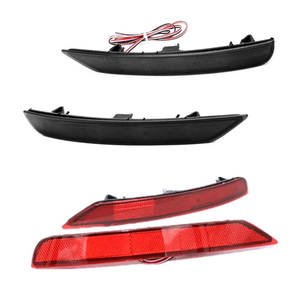 

Red LED DRL Tail Brake Light For Subaru Forester Rear Bumper Reflector Lamp 2008~2016 2009 2010 2011 2012 2013 2014 2015 червоний