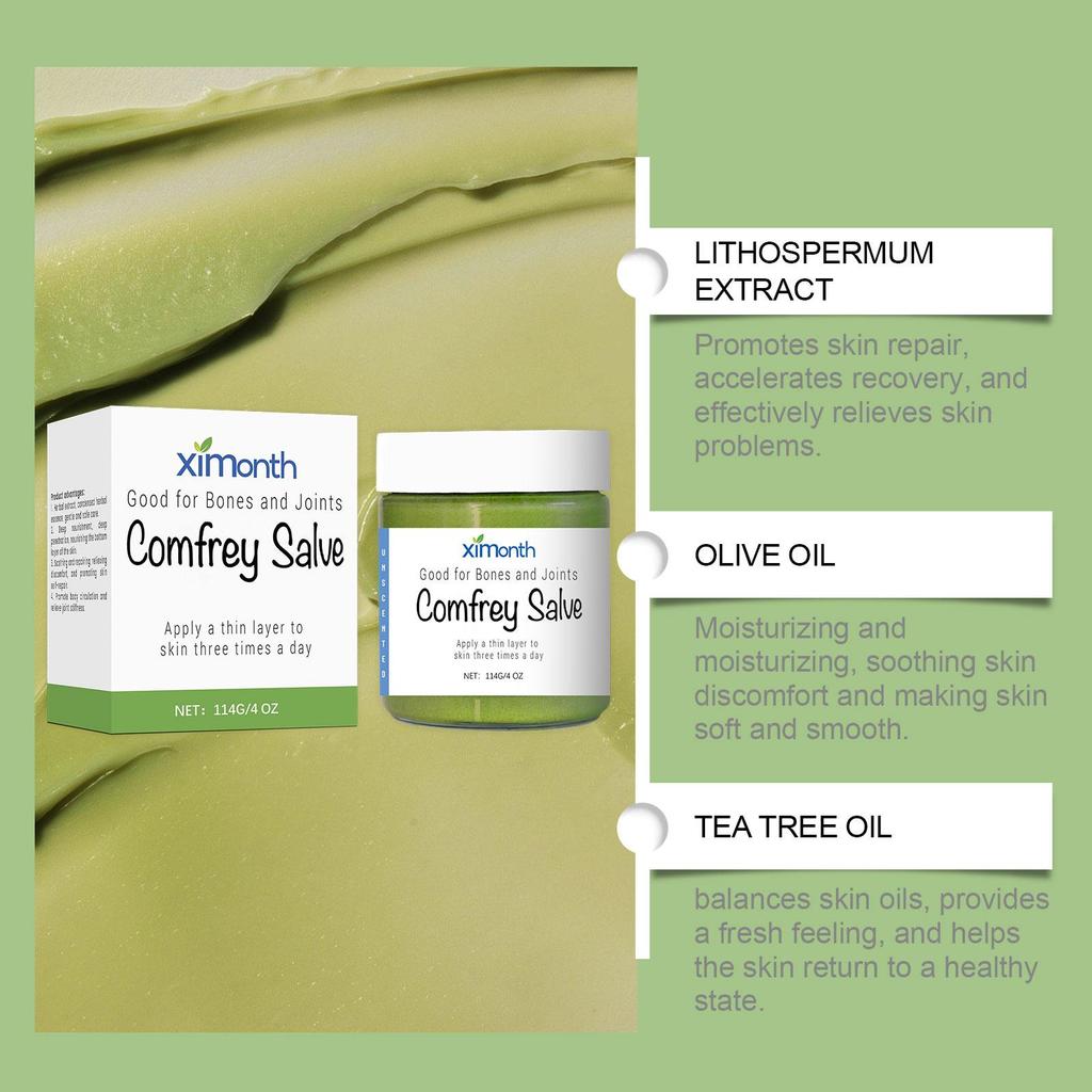 Ximonth Herbal Care Balm 114g Plant Extracts Relieves Discomfort in Knees, Wrists, Waist, and Shoulders