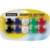 Eduway (Set Of 10) Colourful Magnet Buttons For Fridge,Magnetic Whiteboard | Stick Notes, Photos, Charts And More | Eduw