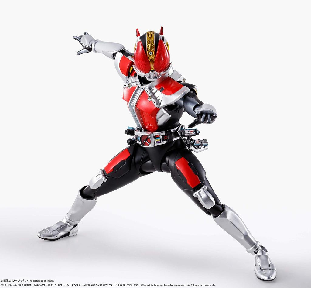 TAMASHII NATIONS Kamen Rider Sword Form 145mm Painted Movable Figure S.H.Figuarts Den-O Form/Gun (Shinketsu Shōhō) Approx. ABS&PVC
