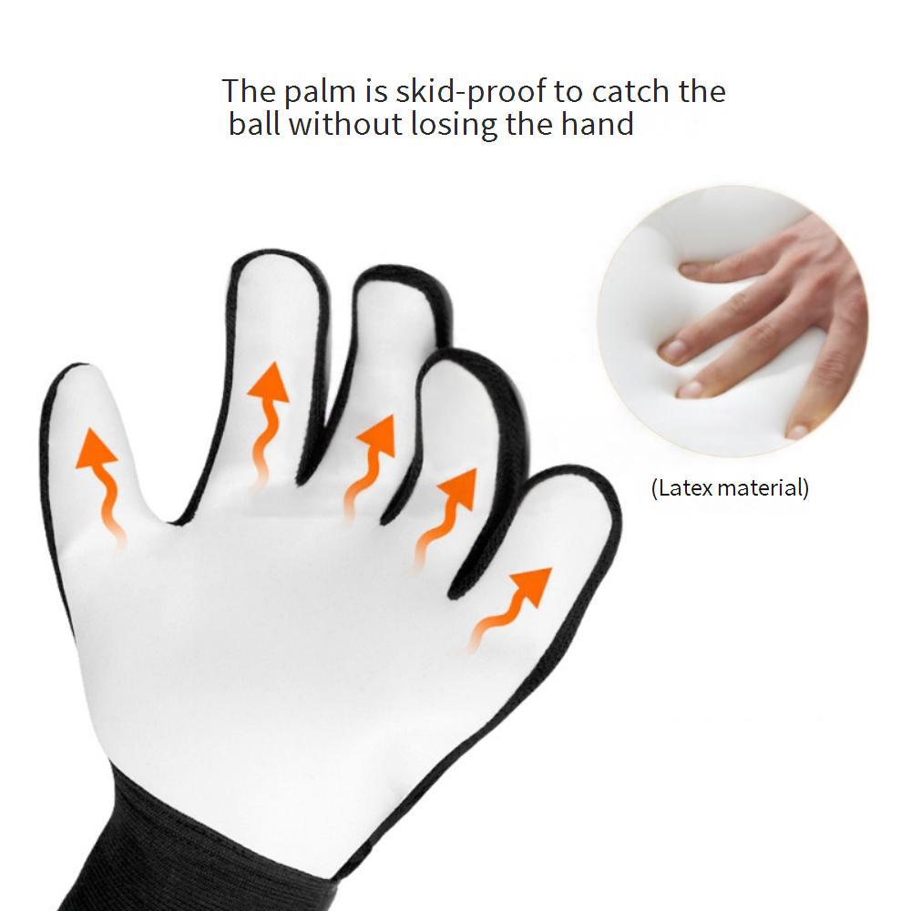 Entry Level Soccer Goalkeeper Gloves for Kids Latex Adhesive Non-Slip Goalkeeper Gloves