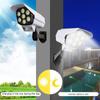 Lumină solară cu 77 led-uri LED Lumină solară în aer liber Senzor de mișcare Lampă solară de noapte Lampă pentru cameră manechinică de securitate IP65 Lumină rezistentă la apă