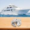Round Shape Marine Cabinet Lock 180 Degree Rotation Marine Hardware Accessories  Boat Cabinets