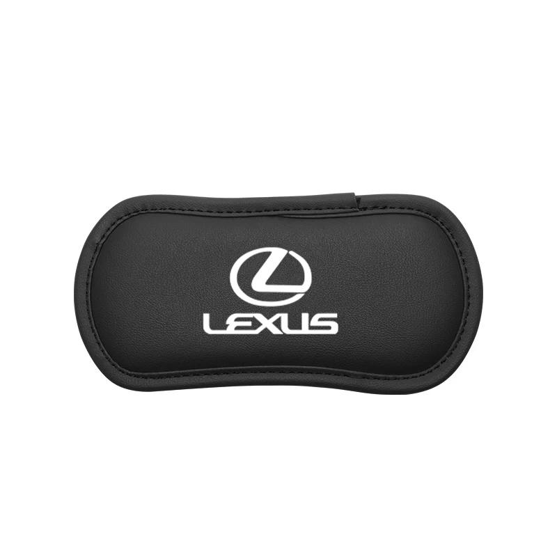 

Leather Car Pillow Cushion Elastic Knee Pad Leg Pad Armrest pad Car Accessories For Lexus GS300 NX300 Ct200h ES350 ES300h IS300h чёрный