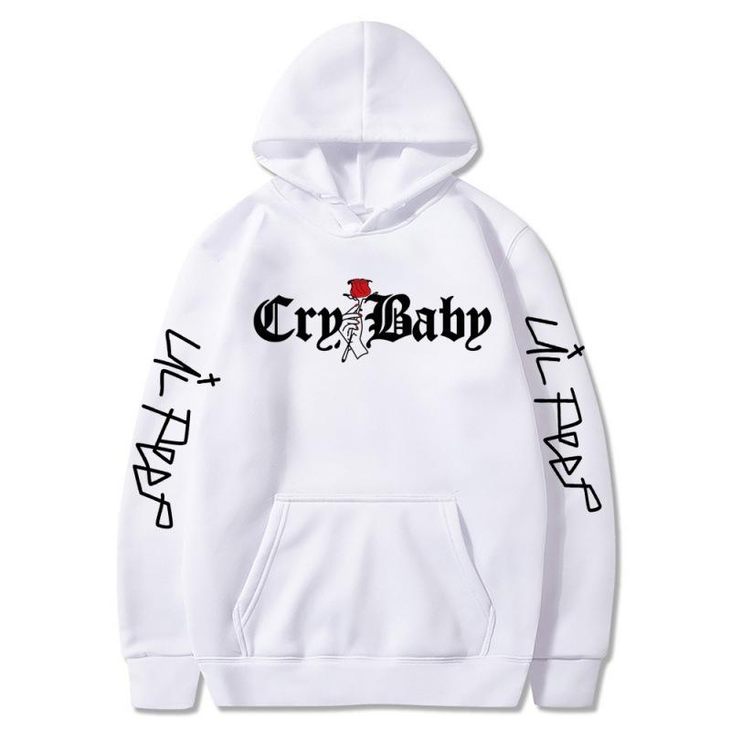 Men Hoodies 2021 Lil.Peep Rose Cry Baby Hoodie