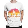Siren Head sunset retro Novelty 100 Cotton TShirt Siren Head Tees Tops For Unisex