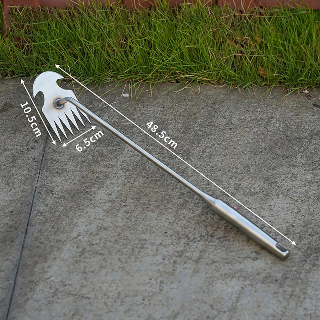 Weed Puller Efficient Comfortable Multifunctional Hand Weeder Tool Stainless Steel for Lawn Yard