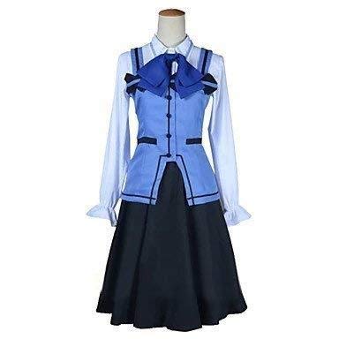 Midoriya Chino Rabbit House Uniform Cosplay Costume, Kafuu Chino, Men's Size XL