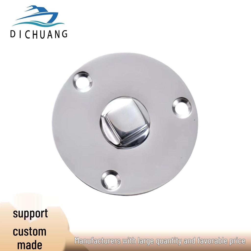 316 Stainless Steel Round Threaded Square Plug for Marine and Boat Accessories