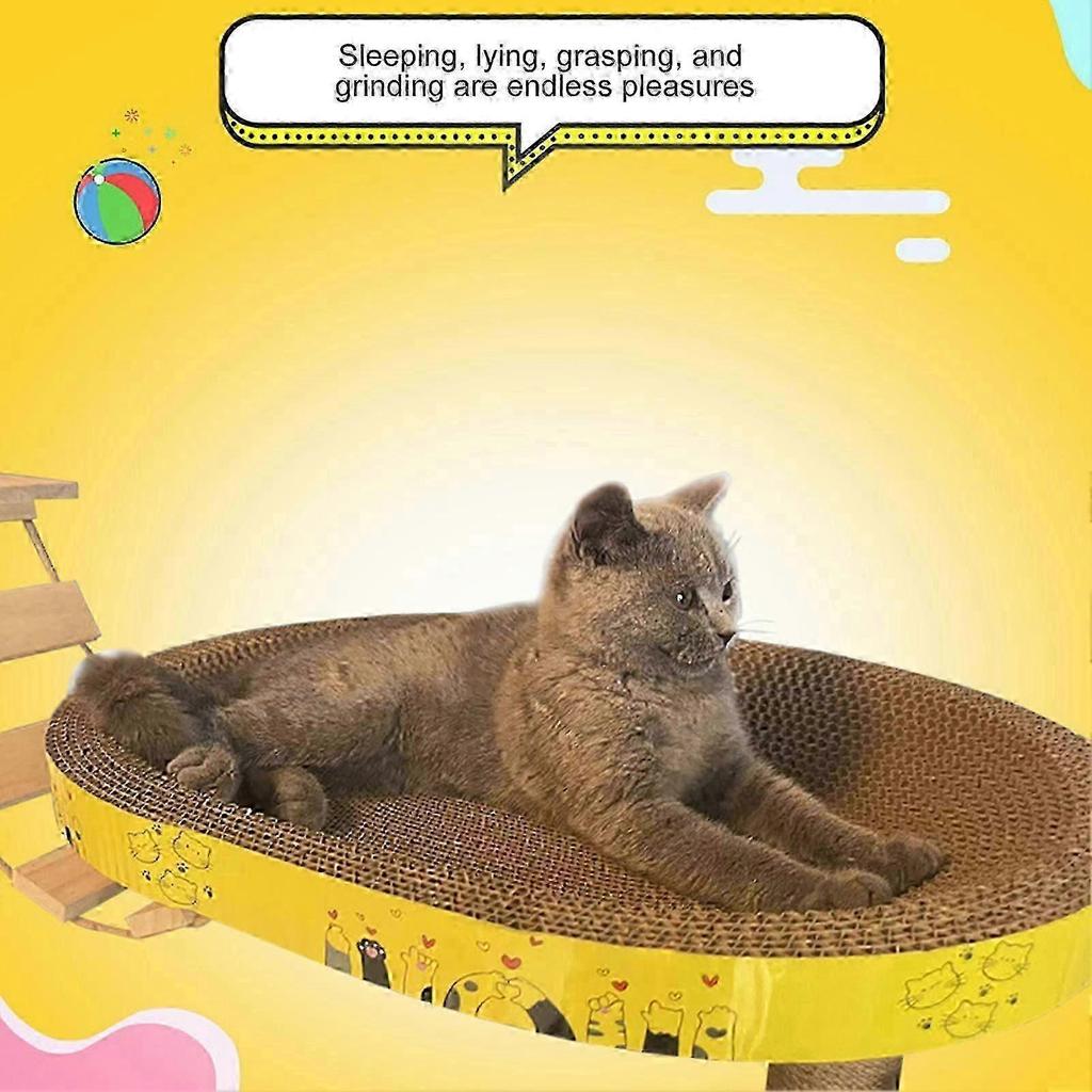 Interactive Scratcher Cat Toy Scratch Resistant Durable Cat Scratching Pad Practical Gift for Cat Owners