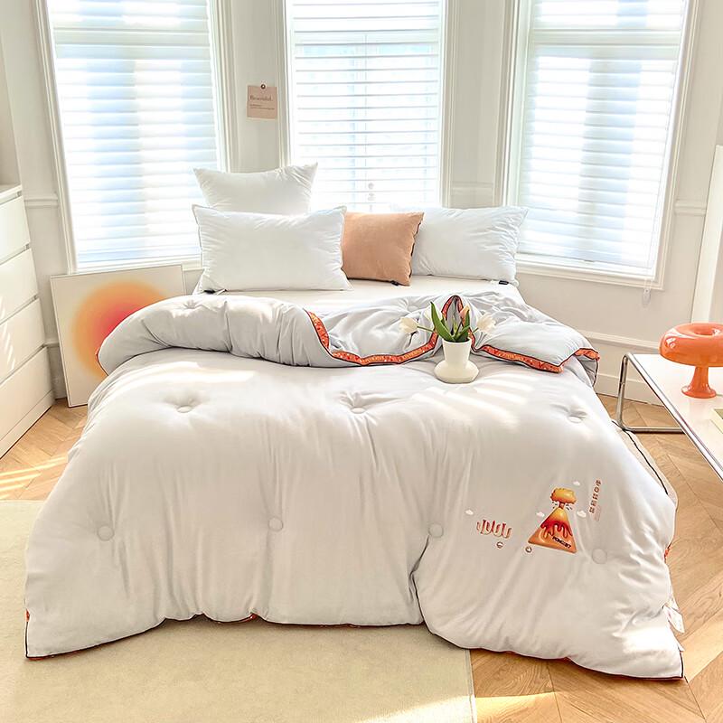 

Romon Four Seasons Washed Cotton Quilted Milk Protein Fiber Blanket