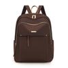 Schoolbag1011 Women's New Oxford Cloth Backpack Casual Anti-splashing Light Versatile Travel Bag Canvas Student School Bag