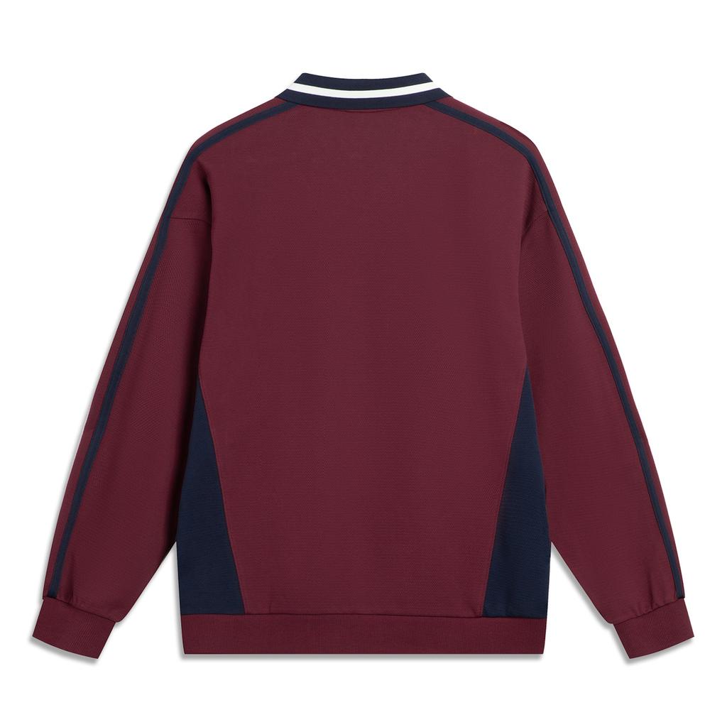 Li Ning Sports Lifestyle Series Loose Fit Logo Sweatshirt Unisex sweatshirt AWDVC89-5