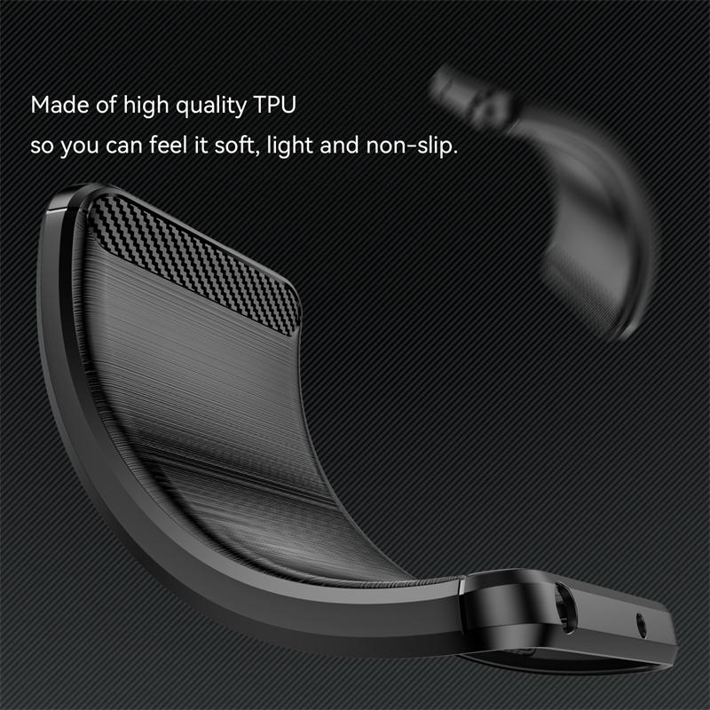For Cover Xiaomi Redmi Note 14 Pro Plus Case Redmi Note 14 Pro 5G Capas Back Carbon Fiber TPU Soft Fundas Redmi Note 14 Pro Plus