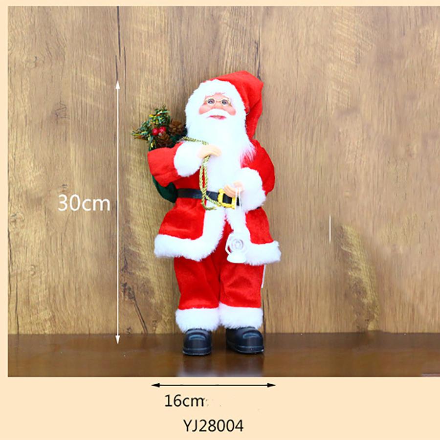 1PC Christmas Santa Claus Ornaments Decorations Xmas Decor Gift Figure Standing