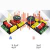 Professional Grade Speaker Crossover with Double Filtering Magenta 2 Crossover 3.3uF/3uF 2 Speaker Crossover for DIY