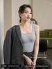 2025 Women's Skin-Friendly Camisole Vest with Chest Pads: Seamless Tube Top & Versatile Bottoming Shirt