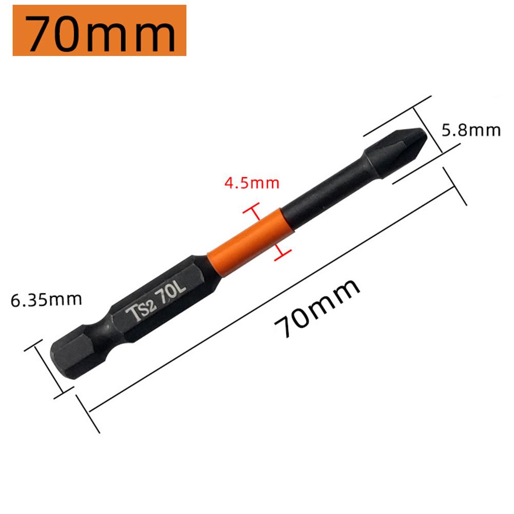 1/4Inch Hex Screwdriver Bits 25mm 5pcs Alloy Steel