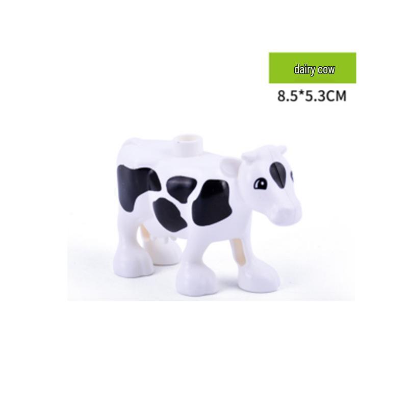 Large Animal Building Blocks: Dinosaur, Tiger, Elephant, Crocodile, Giraffe DIY Educational Toys for Kids