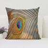 Peacock Feathers Cushion Cover 50X50Cm Decorative Pillowcase Decor 40X40 45X45 Cushions Covers For Bed Pillows Pilow Cases Sofa
