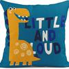 Super Cute Cartoon Linen Pillow Case Digital Printed Cushion Sofa Bed Pillow Simple