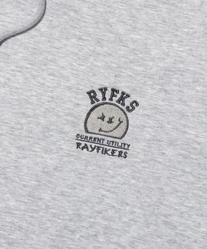 Wicked Smile Short Sleeve Hoodie Melange Grey (Mp7Tu429-097)